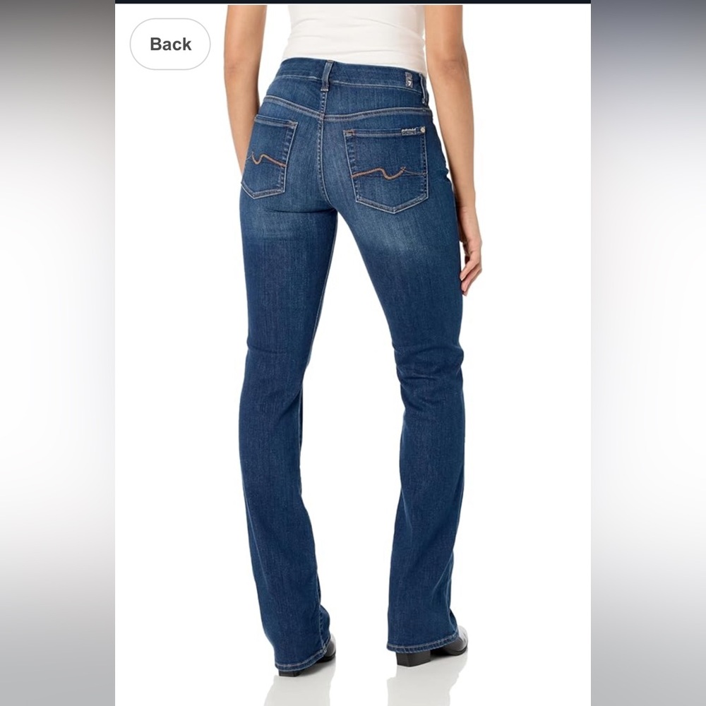 7 For All ManKind womens bootcut size 24 midnight rain